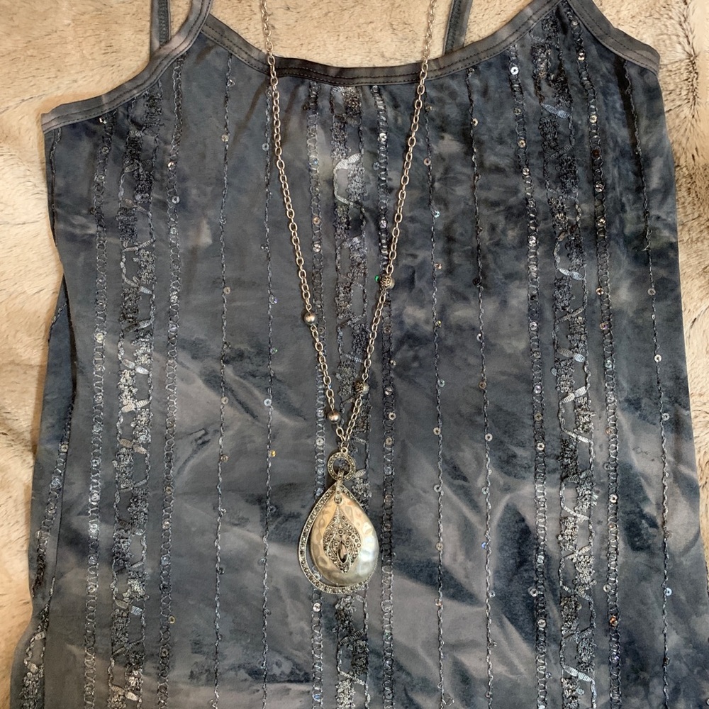 BKE women’s sequin and lace cami